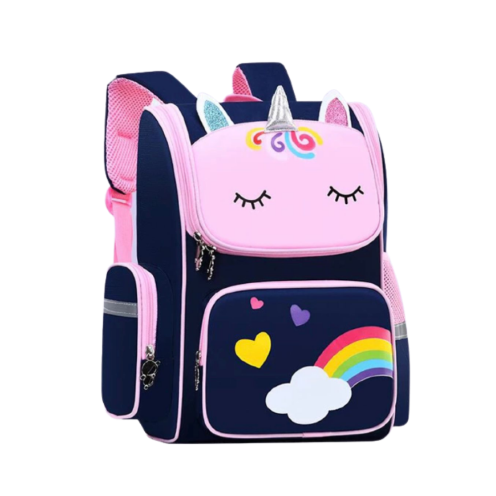 Unicorn School Backpack for Girls, Light Weight Kids Backpack ,16